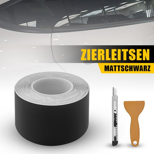 Zierstreifen schwarz matt - schwarz,