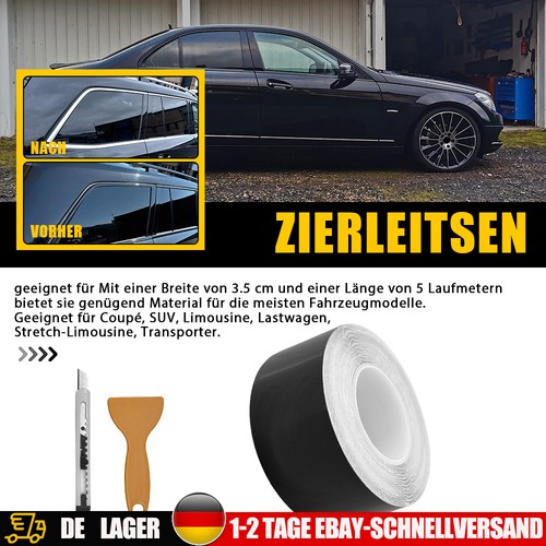 Zierleistenfolie glanzschwarz - zierleistenfolie,