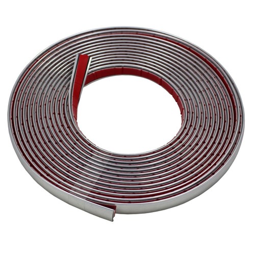 Chrom zierleiste 12mm 5m - chrom,